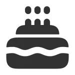 Cake SVG Icon